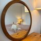 Miroir mural rond Aksel Kjersgaard n°280, 1960s