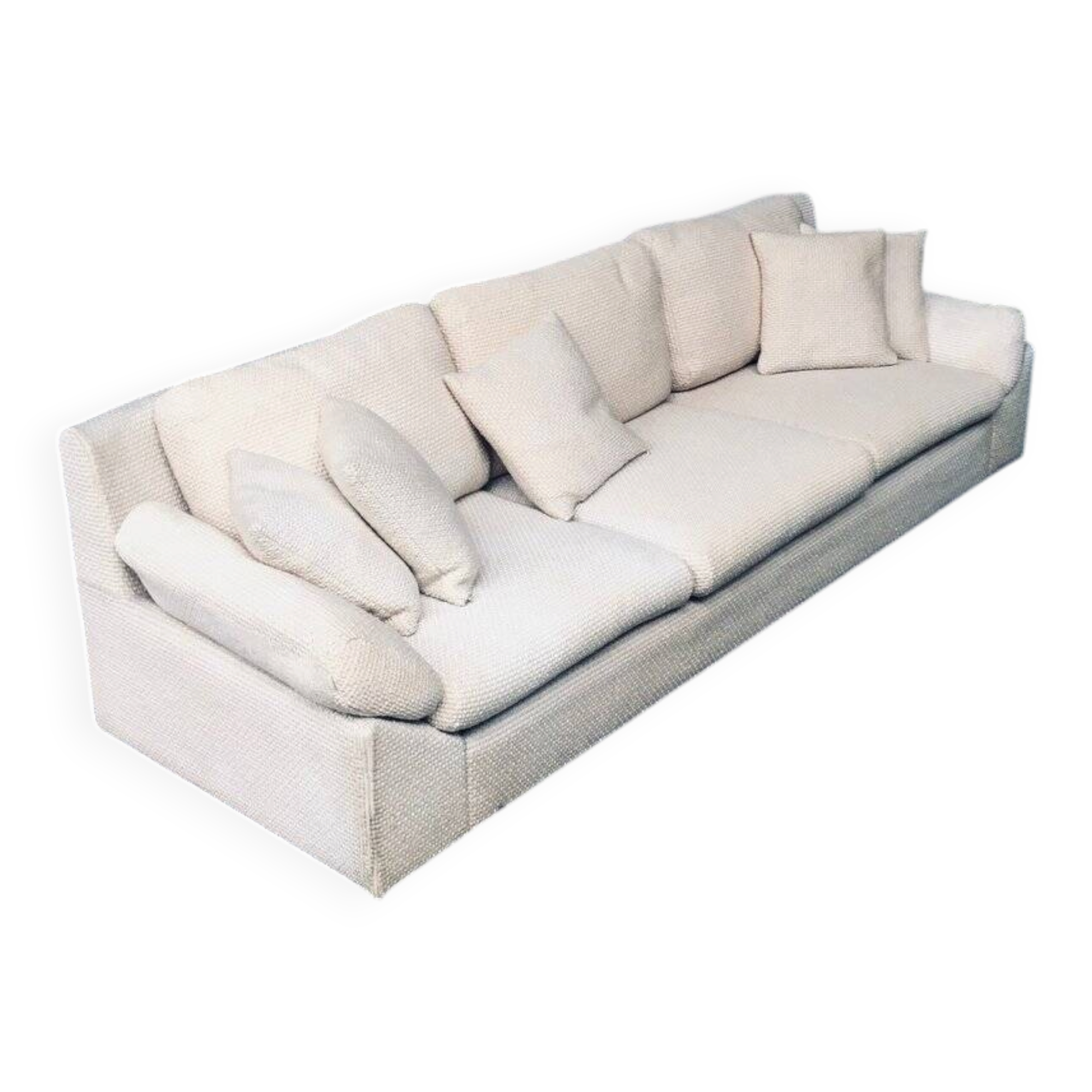 Mid-Century Modern Design Boucle Wool 3-Seater Sofa, 1960s