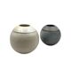 Mid-century Modern set of 2 gres vases, Franco Bucci Italy ca. 1960