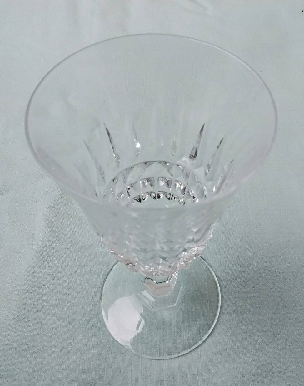 Crystal footed glasses