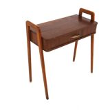 Mahogany bedside table, Sweden, 1950s