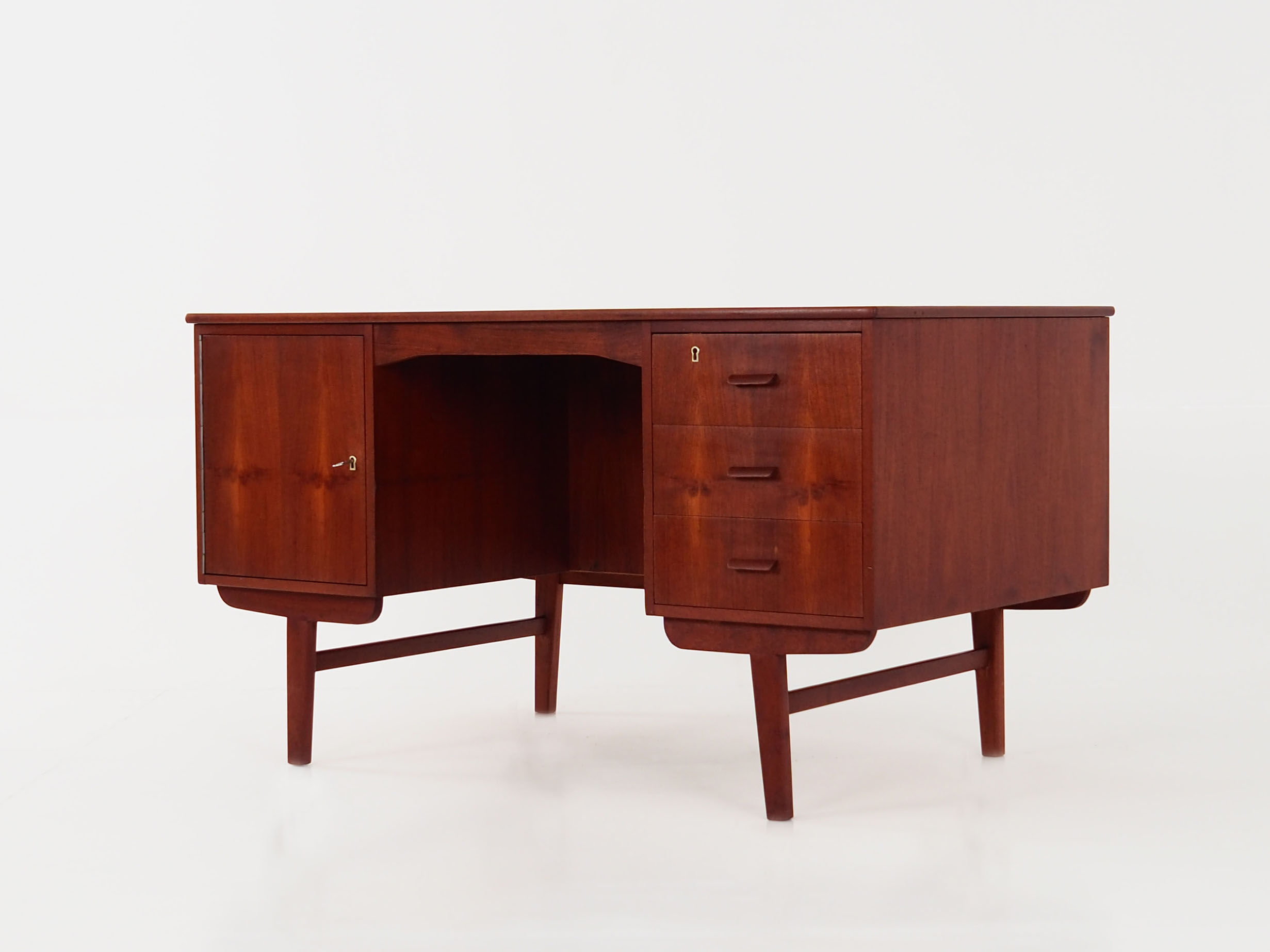 Bureau en teck design scandinave des années 70