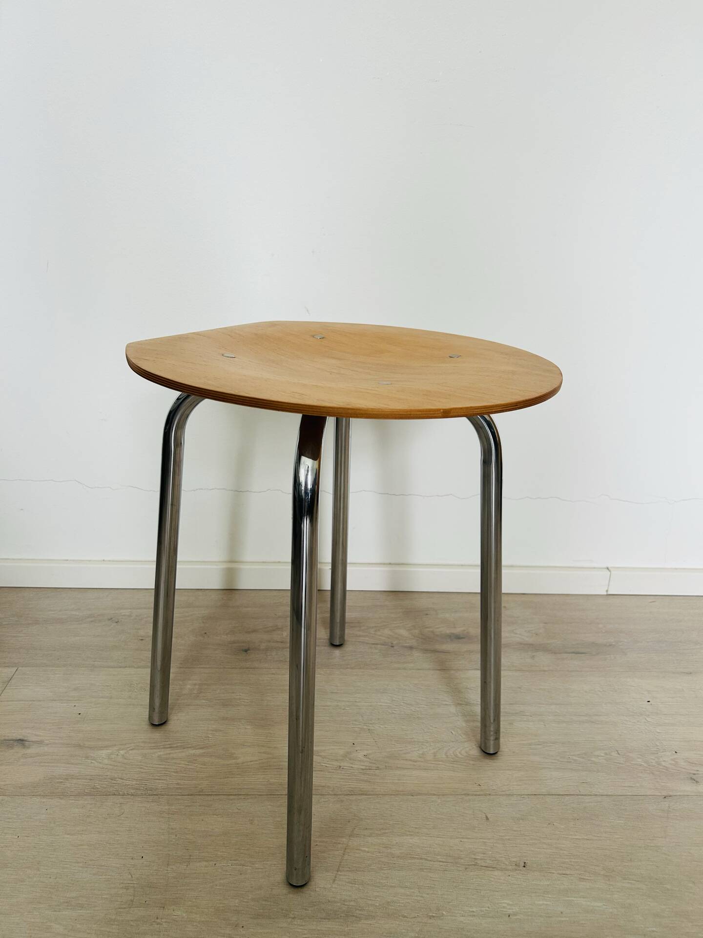 Vintage Wooden Ottoman by Kovona, Czechoslovakia 1970’s