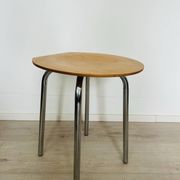 Vintage Wooden Ottoman by Kovona, Czechoslovakia 1970’s