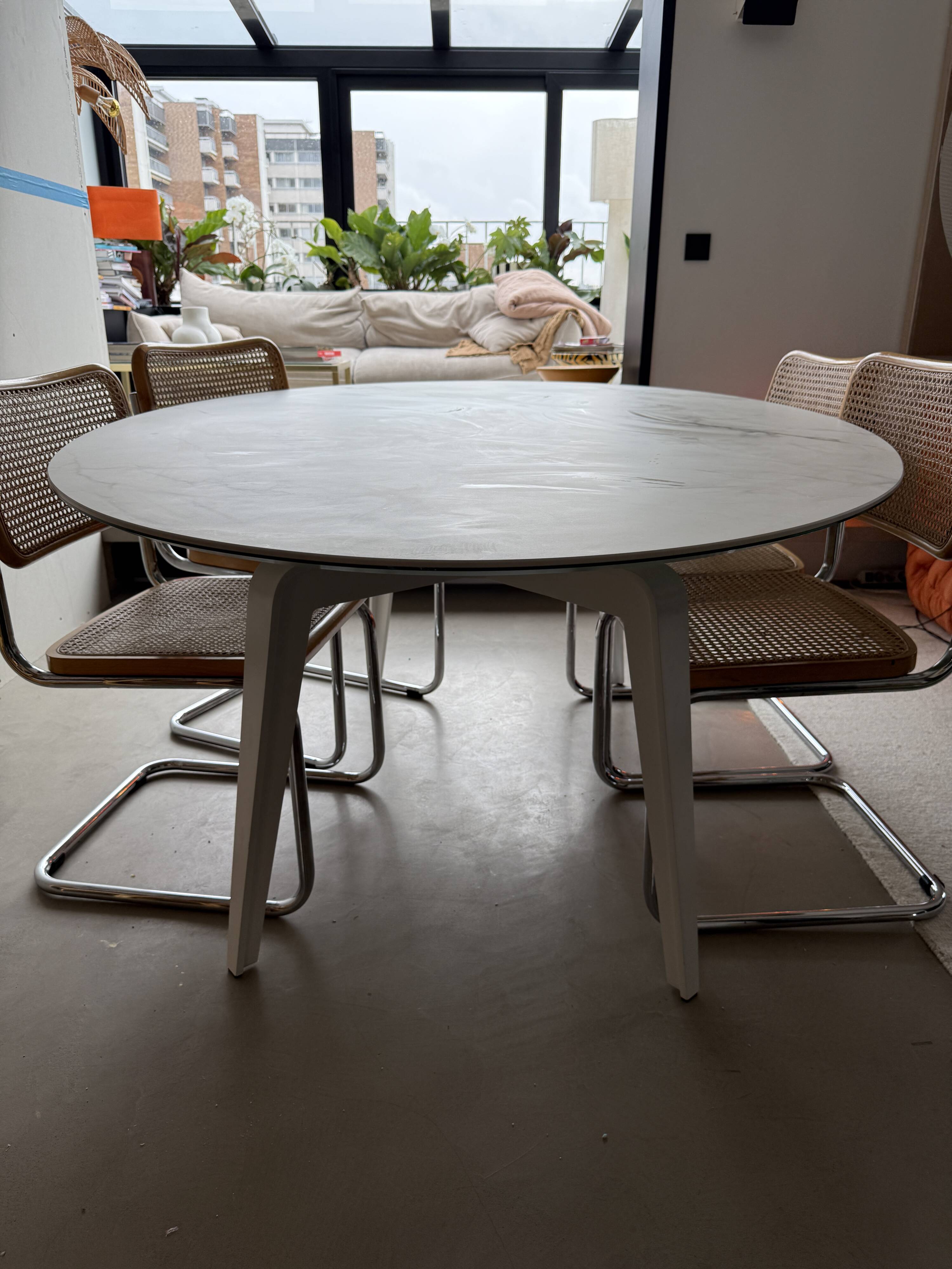 Oval dining table mauro lipparini