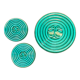Faience trivia and bottle coaster