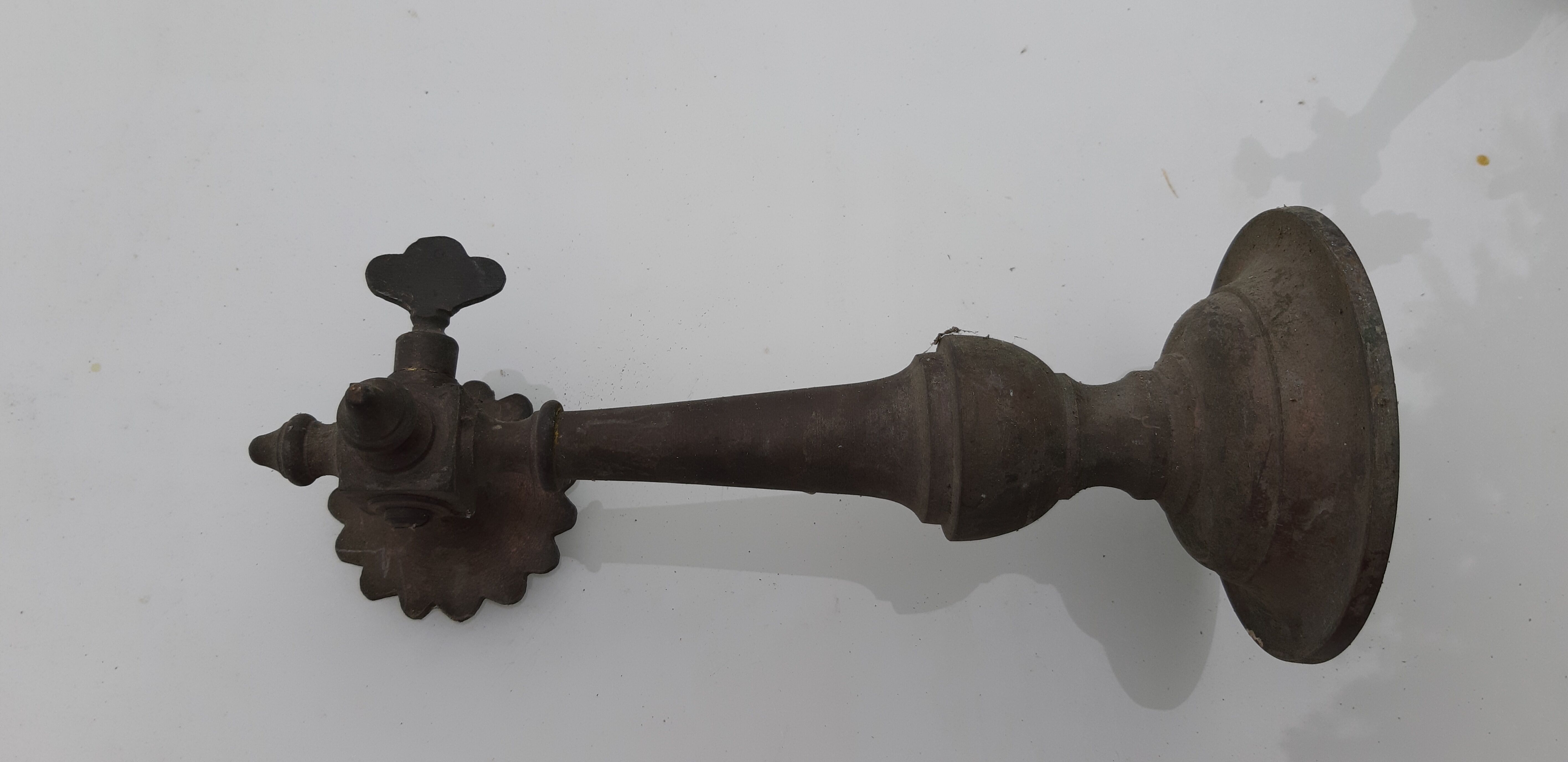 4 bronze sconces 19th