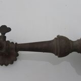 4 bronze sconces 19th