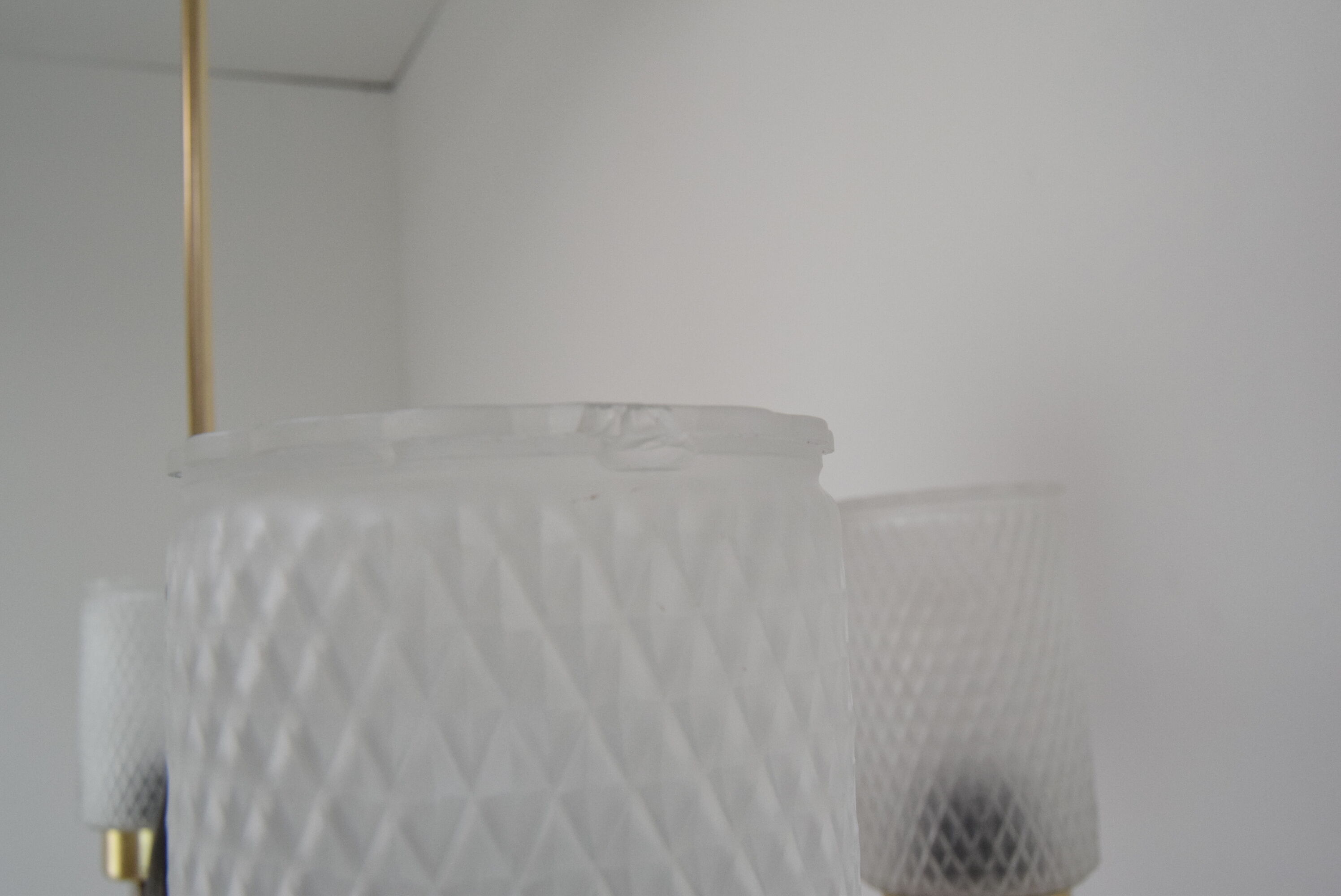 Mid-century wood chandelier  by Inva Litomerice,1970's