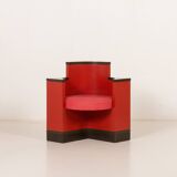 Ico Parisi corner armchair from the Serie 540 by Fratelli Longhi, Italy 1960s