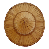 Hat colonial helmet in bamboo 70s