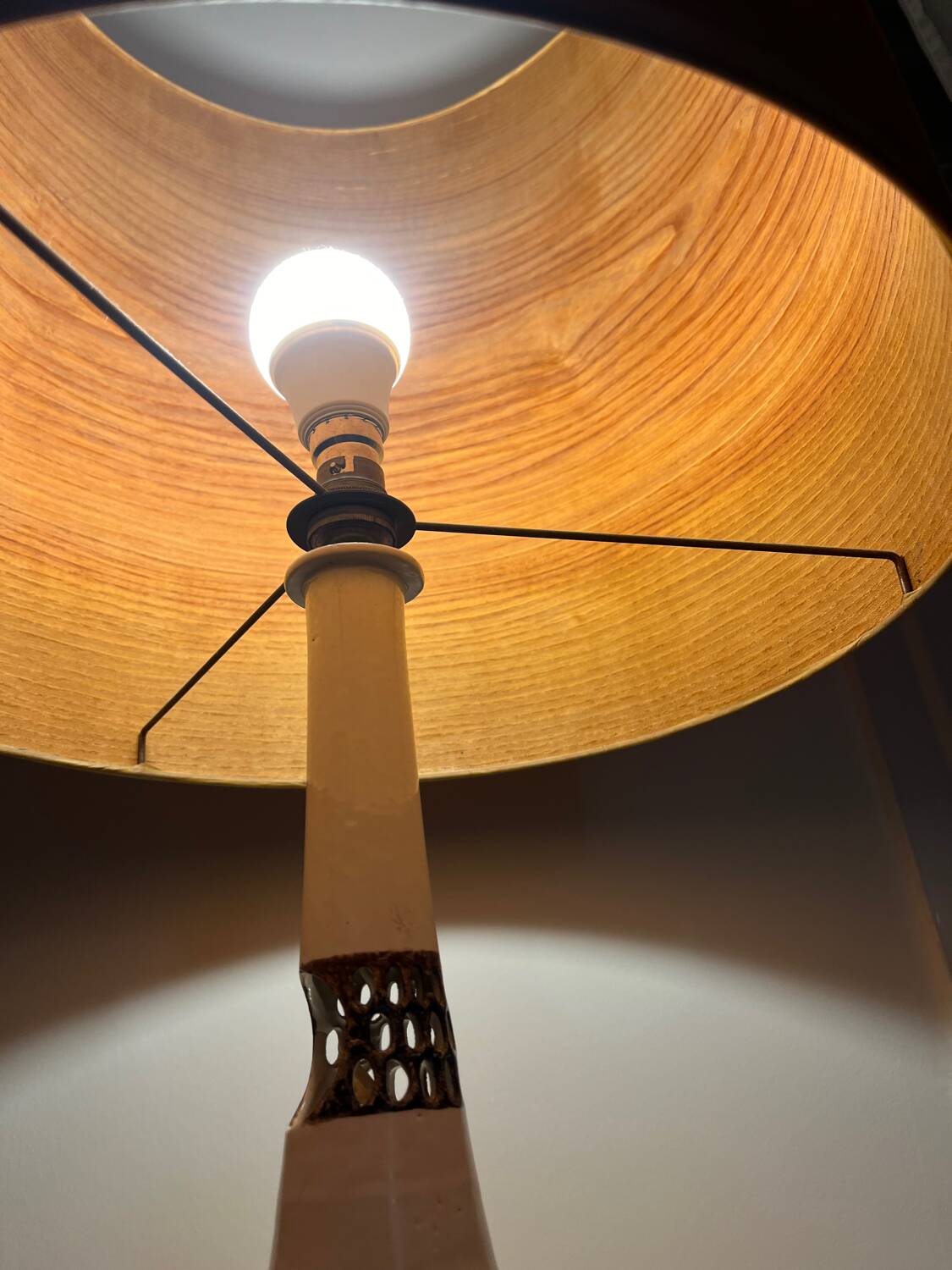 Ceramic lamp G. Pelletier 1960