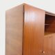 Vintage Scandinavian-style teak secretary cabinet