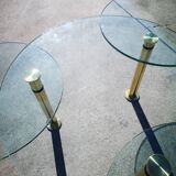 Glass coffee table