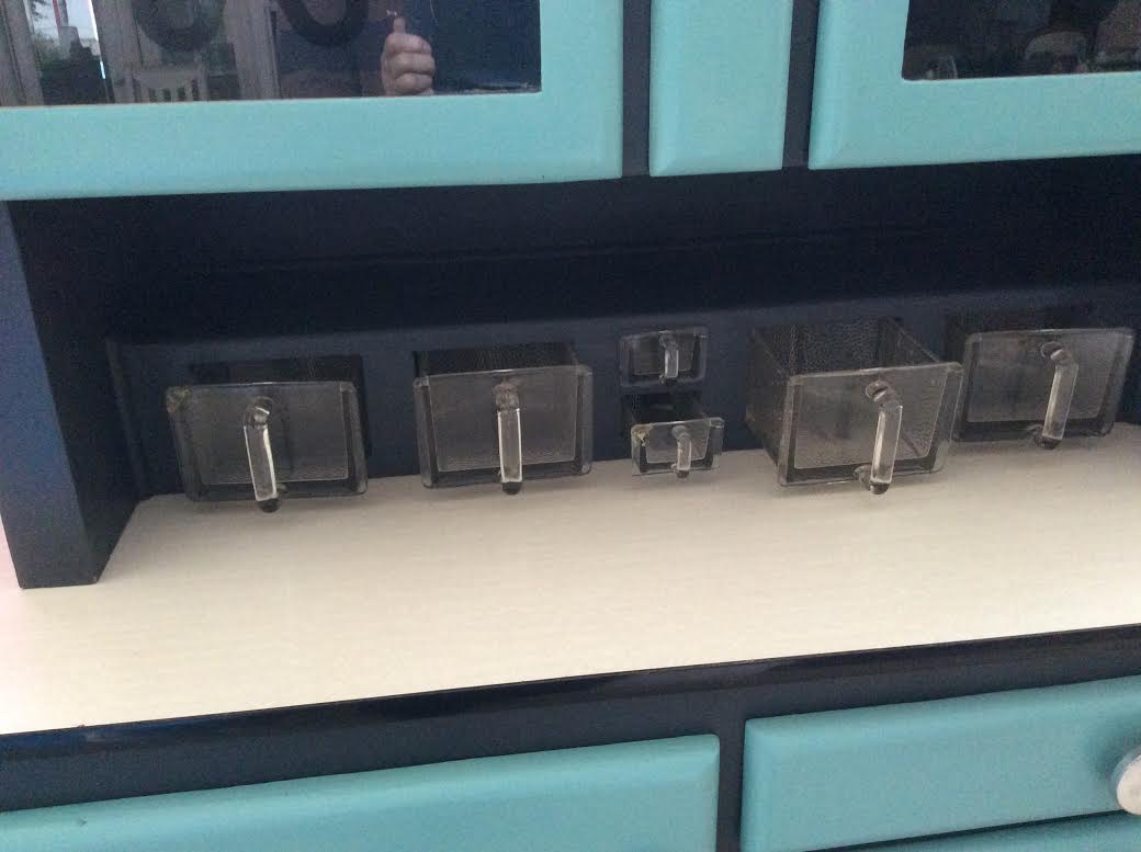 Meuble mado gris anthracite et bleu