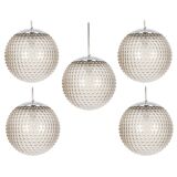 glass pendant lamp designed by Rolf Krüger for Staff, Germany 1970s.