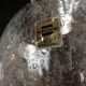 Pair of chrome sconces and crystal globe bubbled by Keuco / vintage 70s