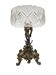 Rococo bronze bowl on stand, France, 1890s