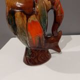 Pichet poisson en faïence Vallauris, 1970