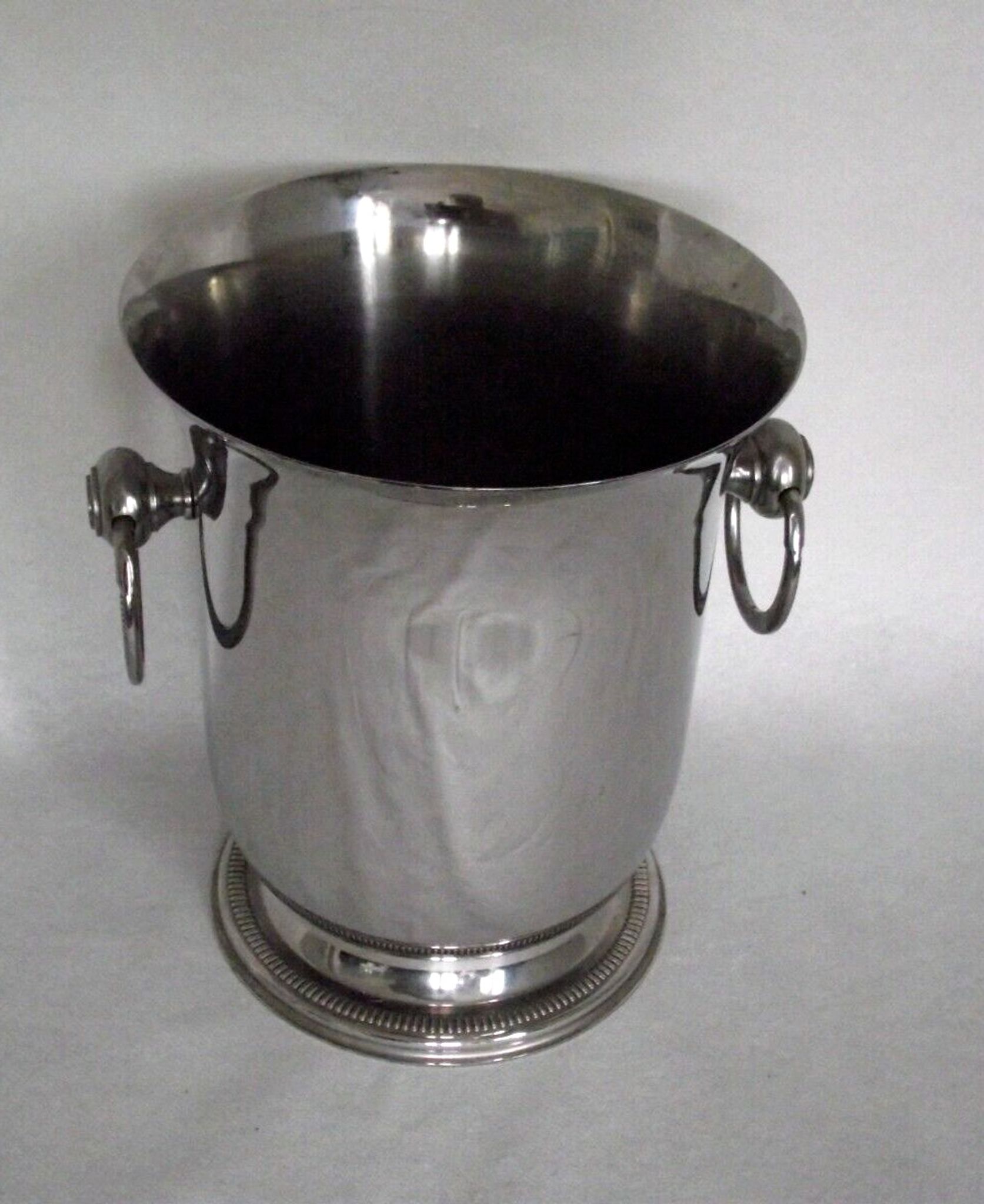 Seau à Champagne Jean Couzon Silver Inox avec poignées fixes 4428