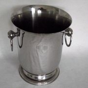 Seau à Champagne Jean Couzon Silver Inox avec poignées fixes 4428
