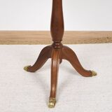 Pedestal table or small side table with drawer.