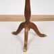 Pedestal table or small side table with drawer.