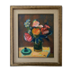 Le bouquet par Ernest Risse HST encadrée