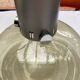 Vintage smoked glass pendant light, Italian work