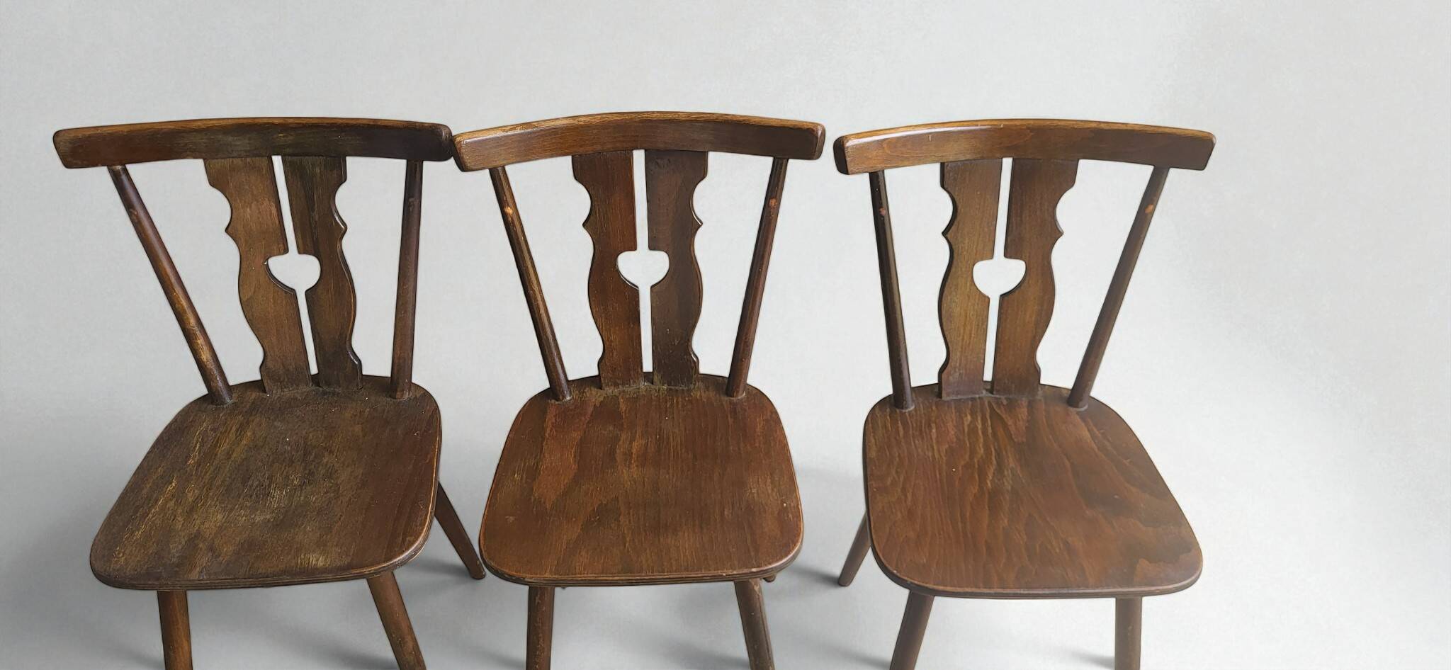 4 chaises bistrot vintage 1960's