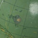 Grand globe terrestre vintage, globe politique, Räth 33 cm