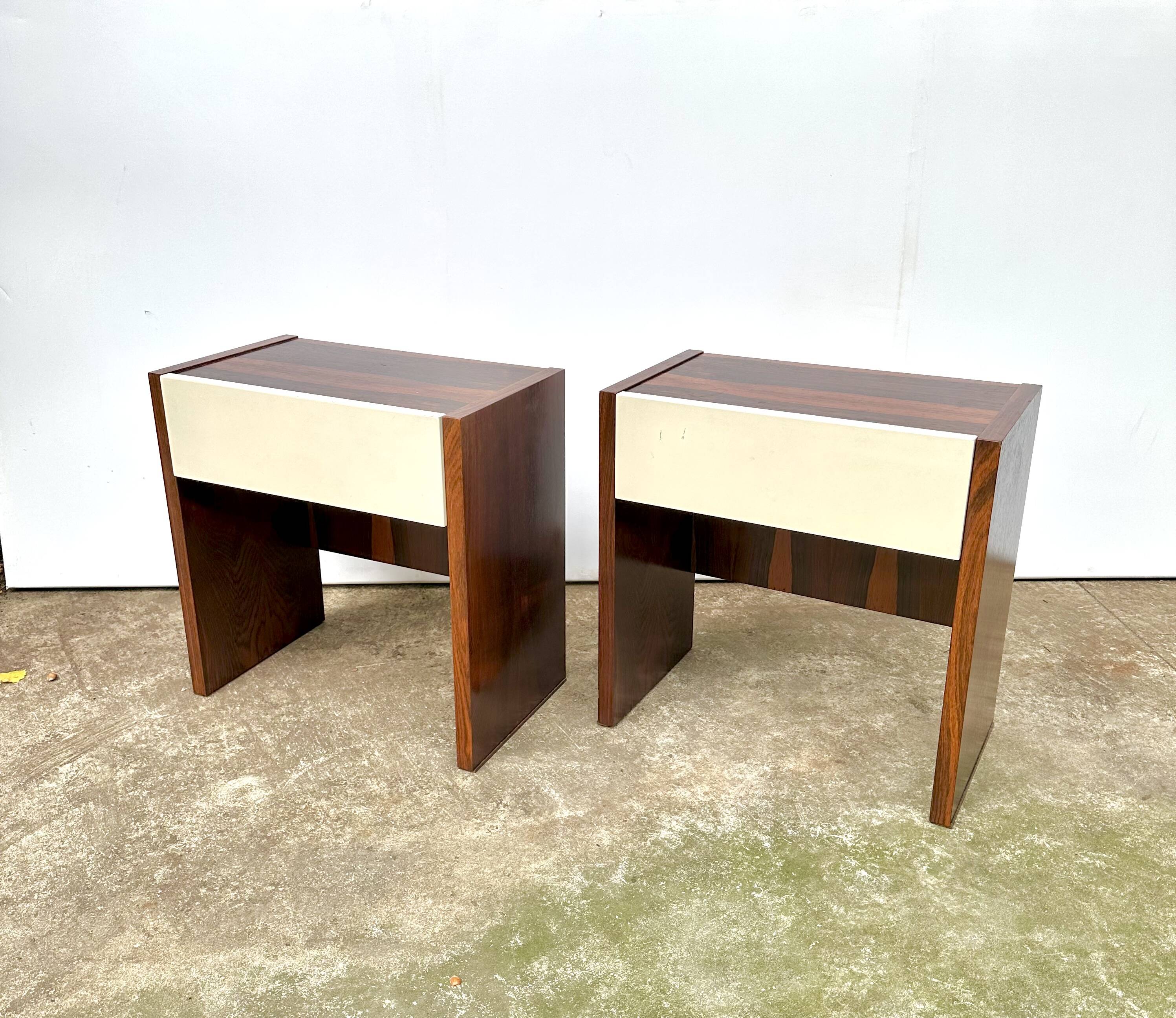 Palissander besides tables Netherlands 1960