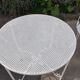 Old wrought iron garden furniture