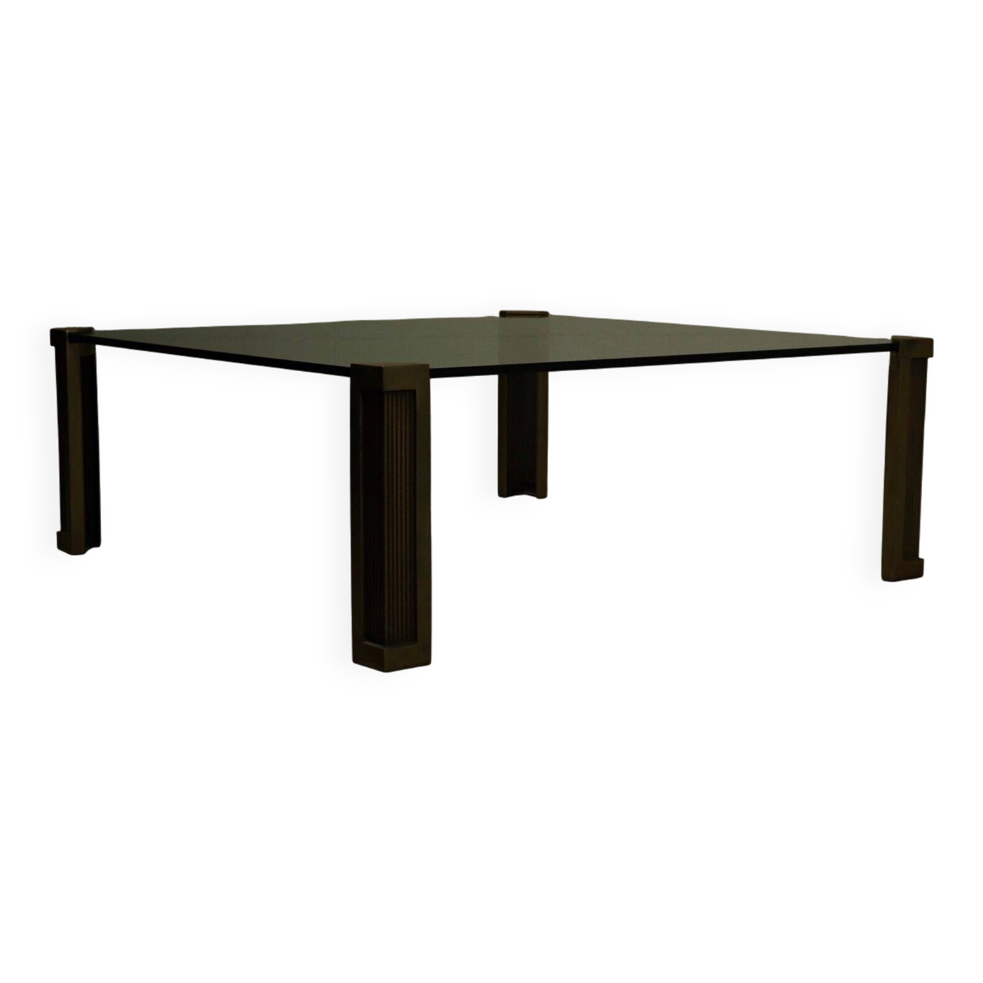 Grande table basse monumentale modèle T14 par Peter Ghyczy années 1970
