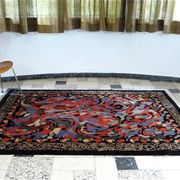 Postmodern Art rug by Pierre Balmain for Van Neder Rugs, France 1980s