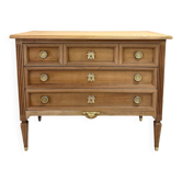Commode Louis XVI en merisier clair vers 1970