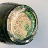 Vaullauris green varnished earth vase pitcher 1960