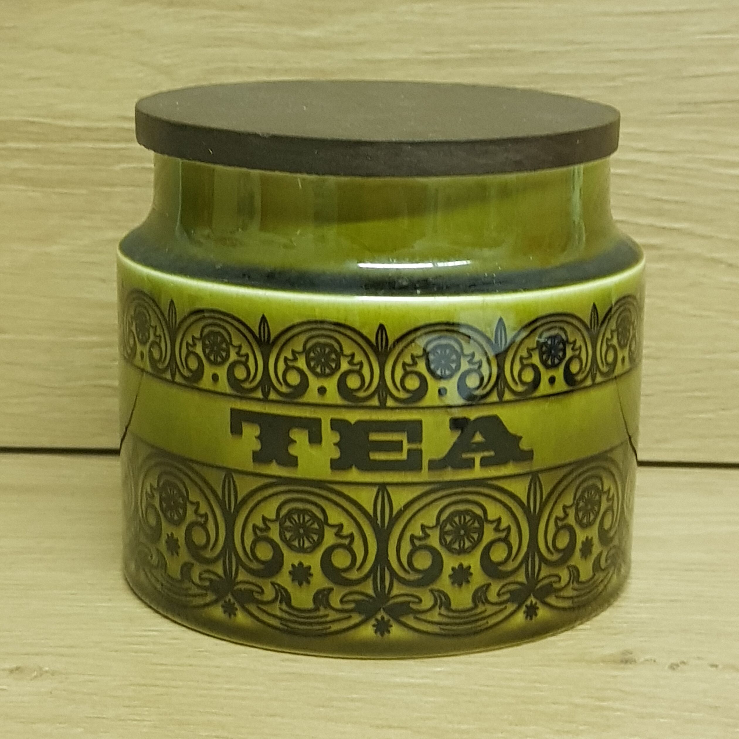 70's Hornsea ceramic tea jar