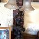 Art Nouveau lamp signed Rousseau – Large woman sculpture –