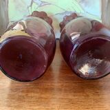 Vases verre émaillé