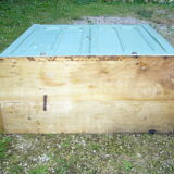 Old pine wood confectioner