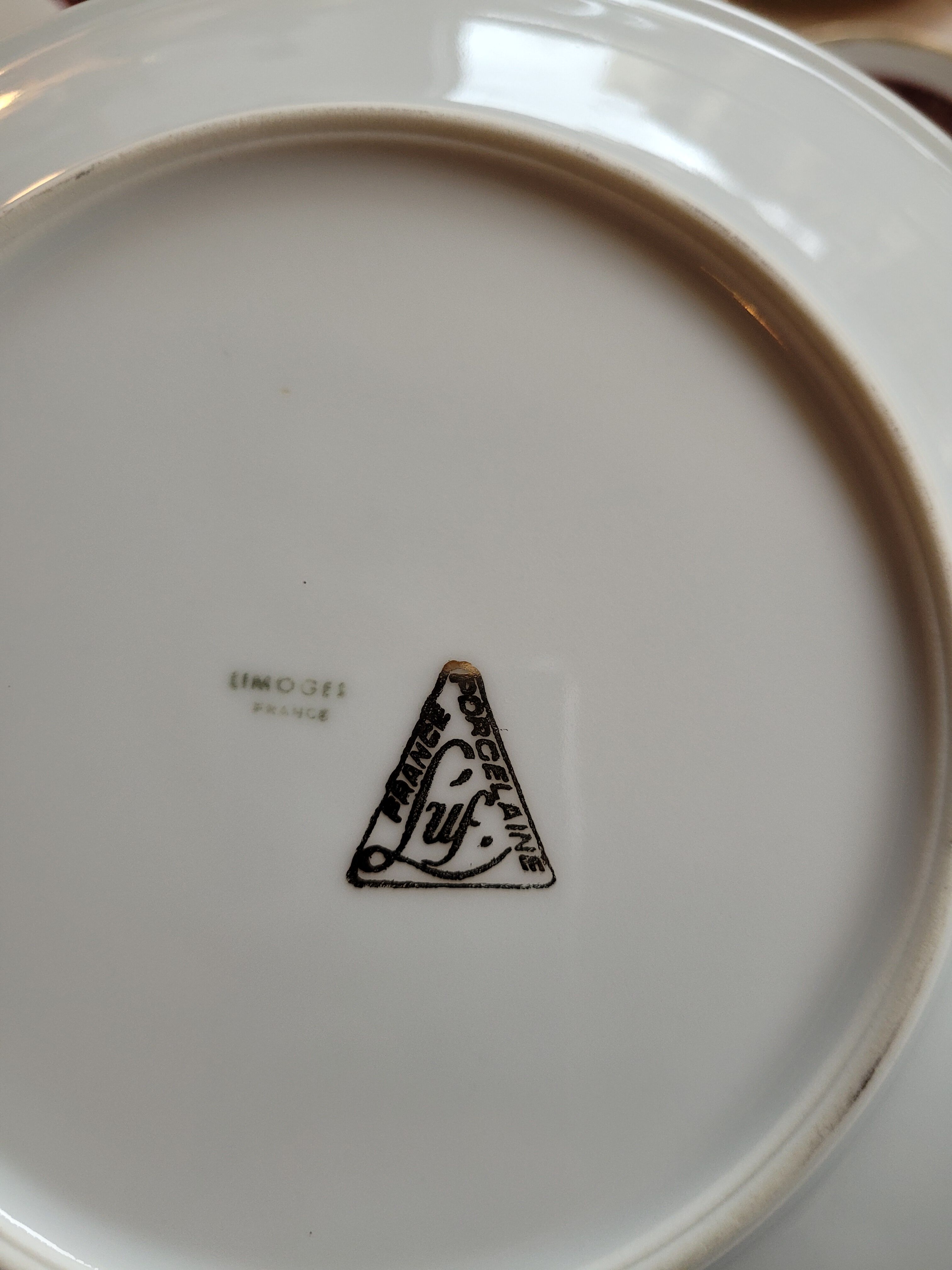 Service à dessert porcelaine luf