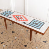 Seventies mosaic coffee table