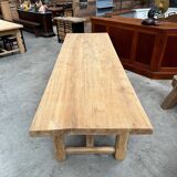 Very large solid oak farm table
