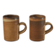 Handmade ceramic mugs handmade pottery decoration Scandinavian countryside artisanal tea