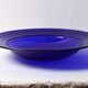 Glass Centerpiece Platter Forum Sapphire / Bormioli Rocco / Italy / 1980s