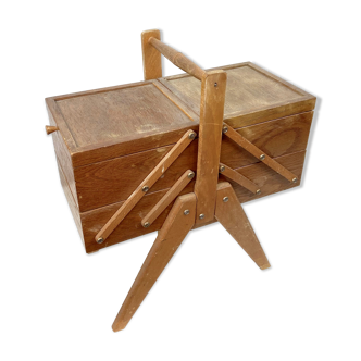 1950 - Former Worker Wooden Sewing Box