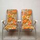 Pair of kettler vintage folding chairs 70's