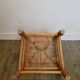 Light wooden chair and mulched seat, 50s-60s