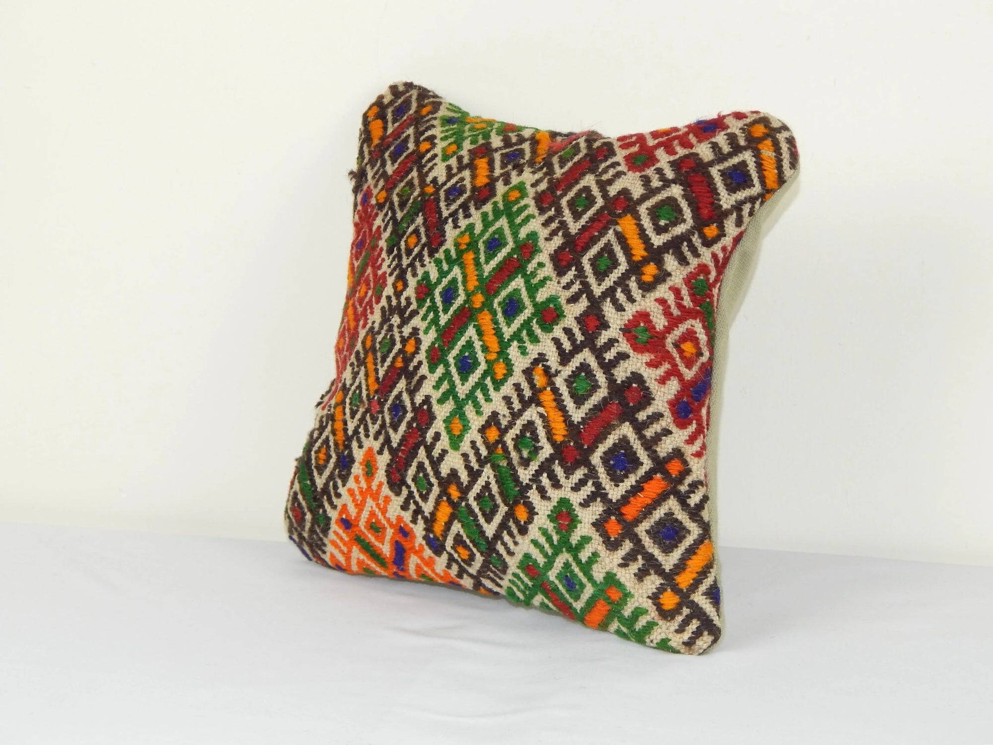 Vintage kilim cushion cover 30x30 cm
